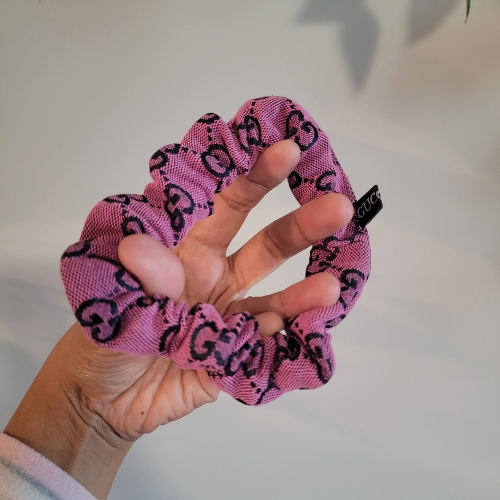 3pcs Stylish Patterned Mono Scrunchie Hair Tie - Picture 5 of 5